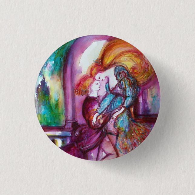 ROMEO AND JULIET Romantic Valentines's Day 3 Cm Round Badge (Front)