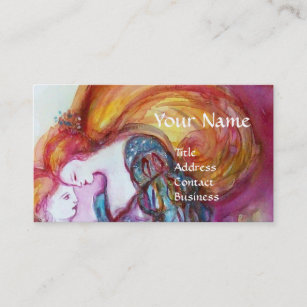 ROMEO AND JULIET Romantic Valentines's Day Business Card