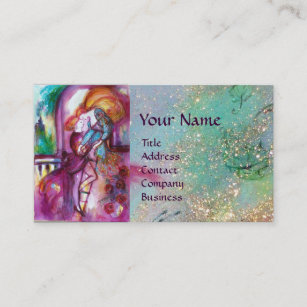 ROMEO AND JULIET Romantic Valentines's Day Business Card