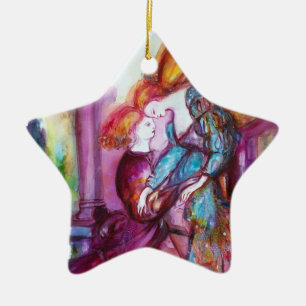 ROMEO AND JULIET Romantic Valentines's Day Ceramic Tree Decoration
