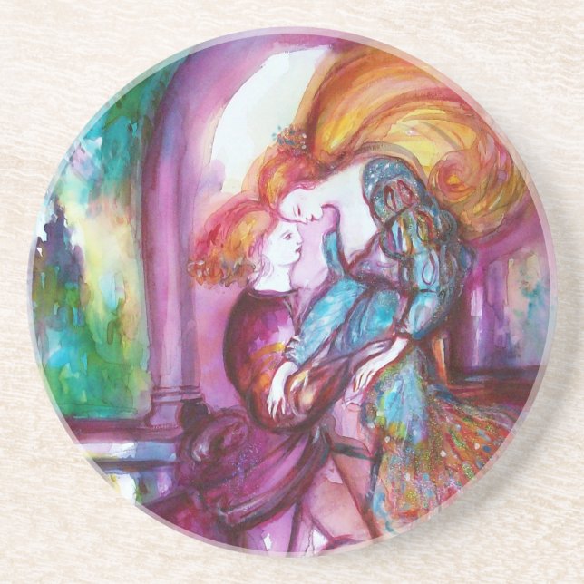 ROMEO AND JULIET Romantic Valentines's Day Coaster (Front)