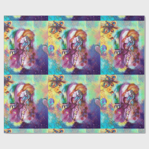 ROMEO AND JULIET Romantic Valentines's Day Hearts Wrapping Paper