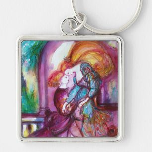 ROMEO AND JULIET Romantic Valentines's Day Key Ring