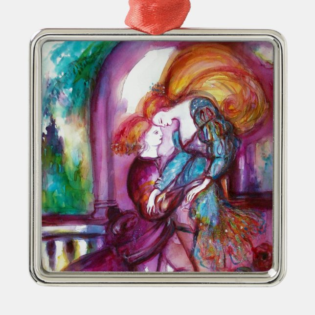 ROMEO AND JULIET Romantic Valentines's Day Metal Tree Decoration (Front)