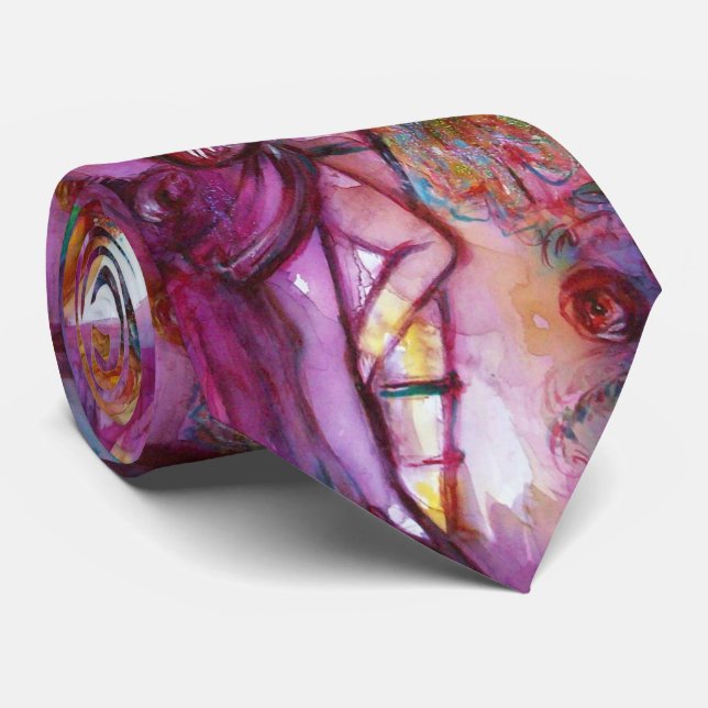ROMEO AND JULIET Romantic Valentines's Day Tie (Rolled)