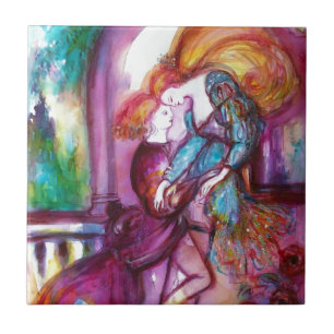 ROMEO AND JULIET Romantic Valentines's Day Tile