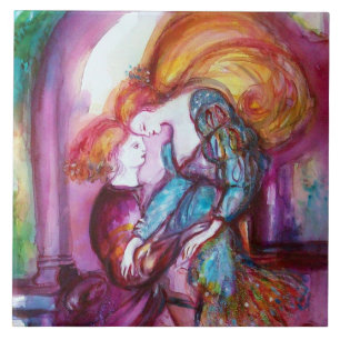 ROMEO AND JULIET Romantic Valentines's Day  Tile