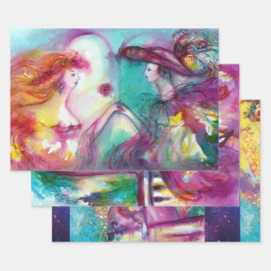 ROMEO AND JULIET Romantic Valentines's Day  Wrappi Wrapping Paper Sheet