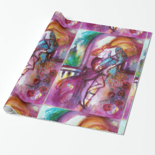 ROMEO AND JULIET Romantic Valentines's Day Wrapping Paper