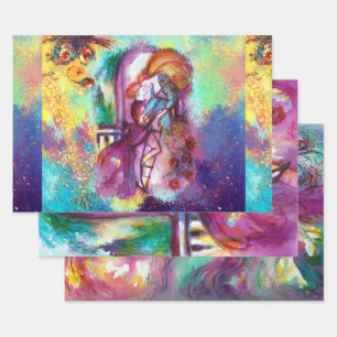 ROMEO AND JULIET Romantic Valentines's Day Wrapping Paper Sheet