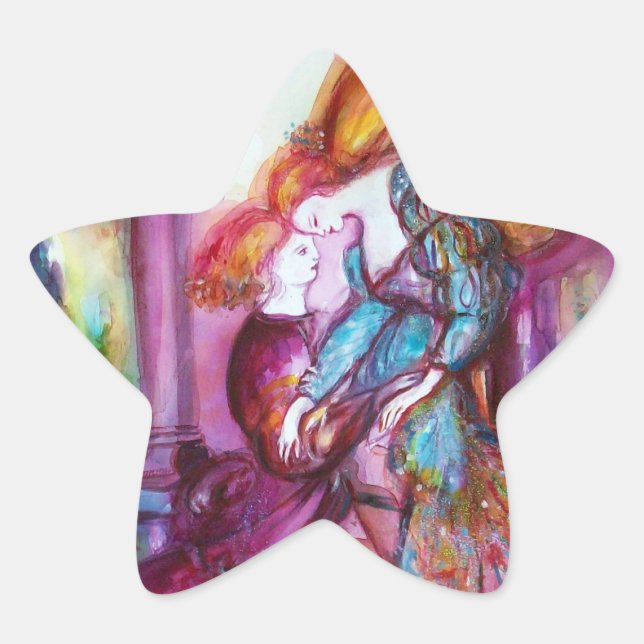 ROMEO AND JULIET / Valentine's Day Star Star Sticker (Front)