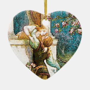 ROMEO AND JULIET VINTAGE.jpg Ceramic Tree Decoration