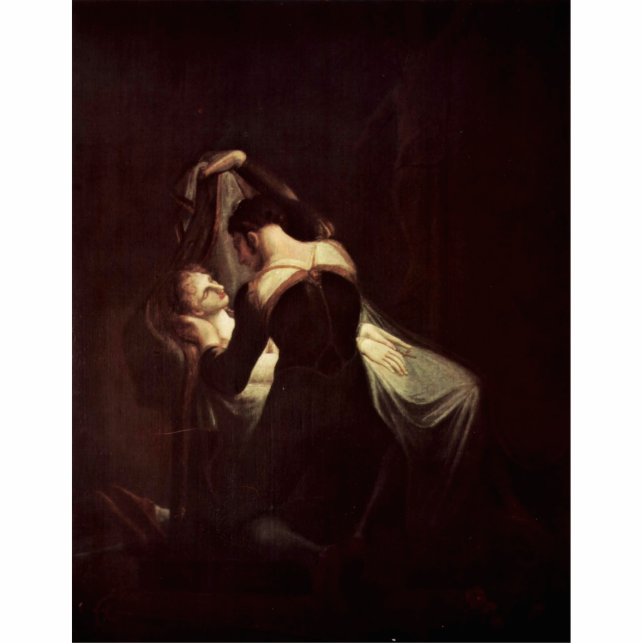 Romeo At Juliet'S Deathbed,  By Füssli Johann Hein Standing Photo Sculpture (Front)