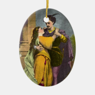 Romeo & Juliet Ceramic Tree Decoration