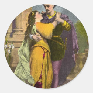 Romeo & Juliet Classic Round Sticker