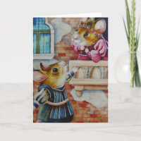 Romeo & Juliet Field Mice Watercolor Art