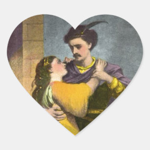 Romeo & Juliet Heart Sticker