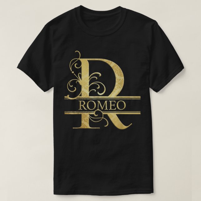 Romeo Name  T-Shirt (Design Front)