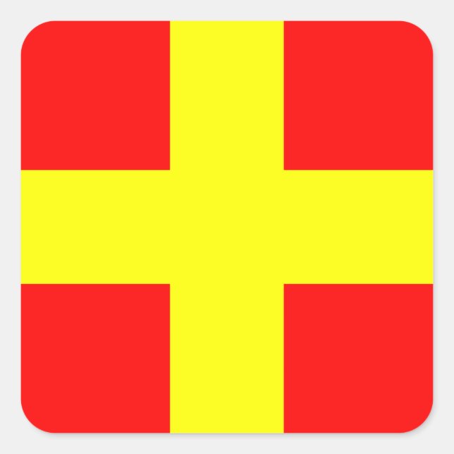 ROMEO SQUARE STICKER (Front)