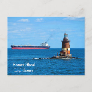 Romer Shoal Lighthouse Guardian of New York Harbor Postcard