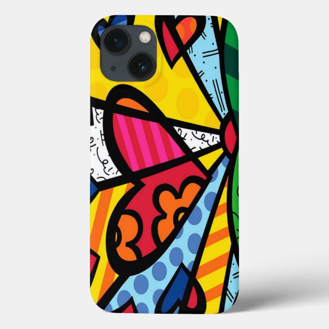 Romero Britto Modern Art Case-Mate iPhone Case (Back)