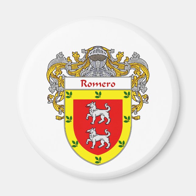Romero Coat of Arms (Mantled) Magnet (Front)