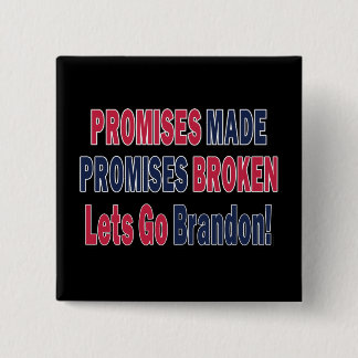 romises Mpromises Broken 15 Cm Square Badge