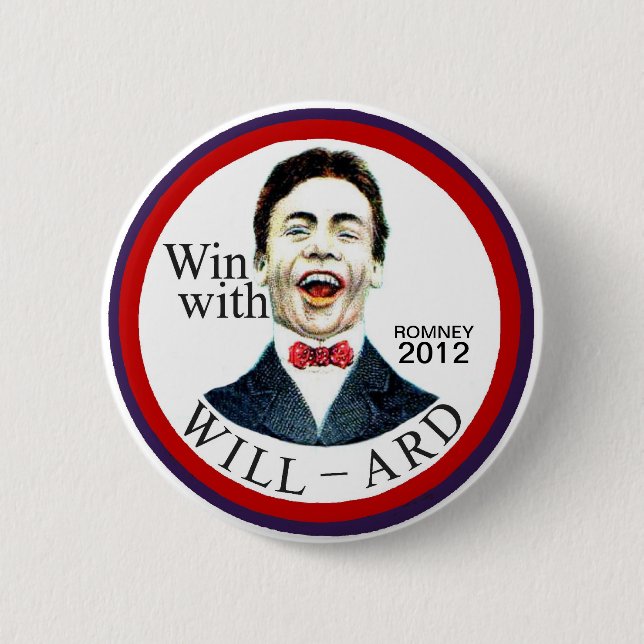 Romney 2012 6 cm round badge (Front)