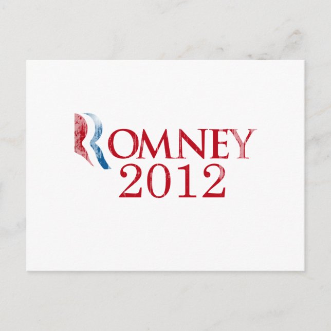 Romney 2012 - Believe in America.png Postcard (Front)