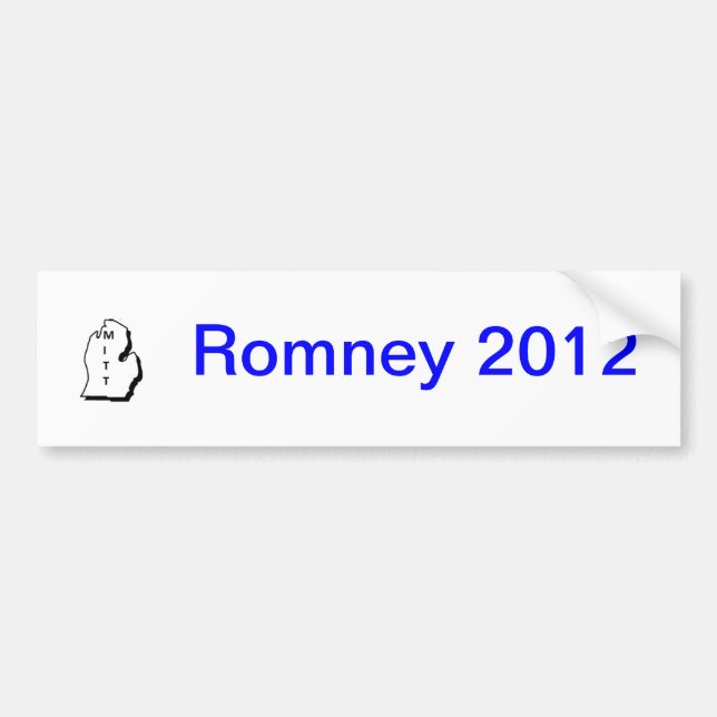 Romney 2012 Bumper Sticker (Front)
