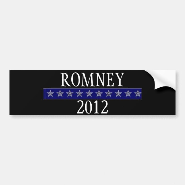 Romney  2012 bumper sticker (Front)
