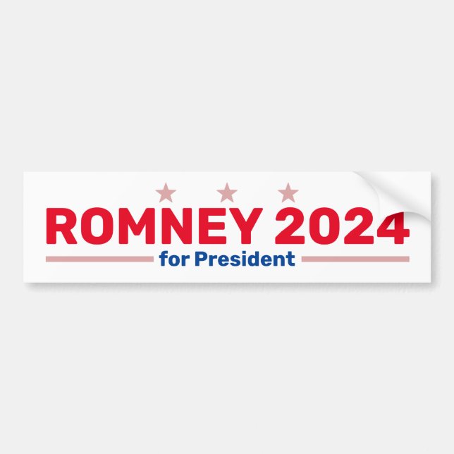 Romney 2024 bumper sticker (Front)