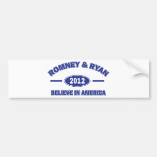 Romney And Ryan 2012 Bumper Sticker