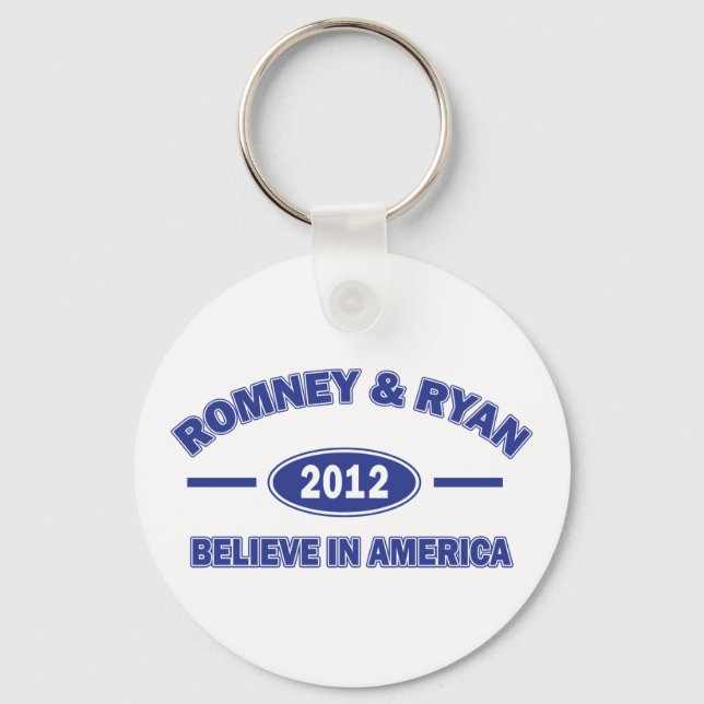Romney And Ryan 2012 Key Ring (Front)