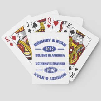 Romney And Ryan 2012 Playing Cards