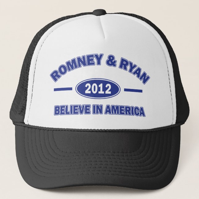 Romney And Ryan 2012 Trucker Hat (Front)