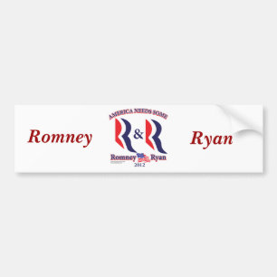 Romney and Ryan Bumper Sticker