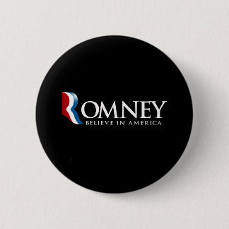 Romney - Believe in America - 6 Cm Round Badge