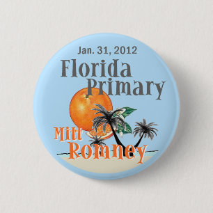 Romney Florida 6 Cm Round Badge