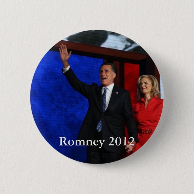 Romney for President 6 Cm Round Badge (Front)