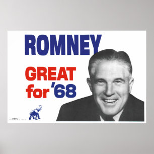 Romney--Great for 68 Poster