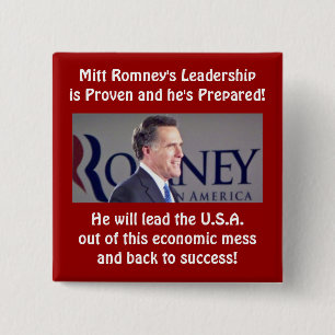 Romney Leadership Square Button