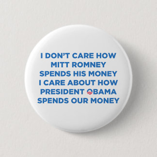 Romney Money 6 Cm Round Badge