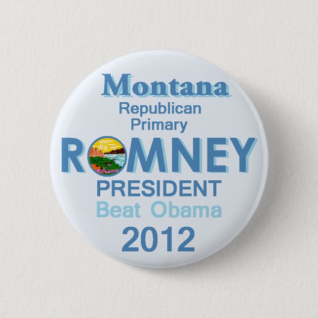 Romney MONTANA Button (Front)