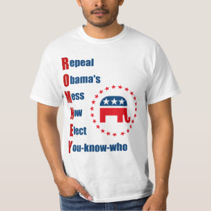 Romney - Repeal Obama's Mess T-Shirt