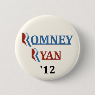 Romney Ryan '12 6 Cm Round Badge