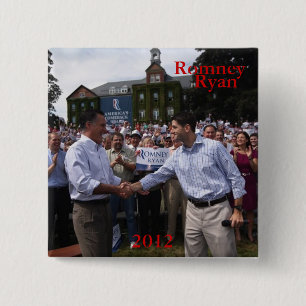 Romney - Ryan 15 Cm Square Badge