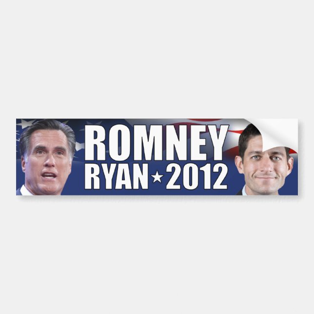 Romney - Ryan - 2012 Bumper Sticker (Front)