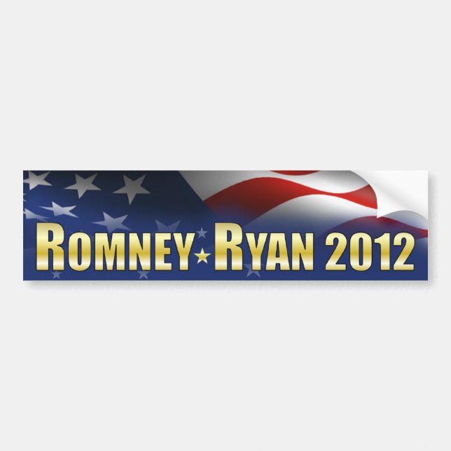 Romney - Ryan- 2012 Bumper Sticker (Front)