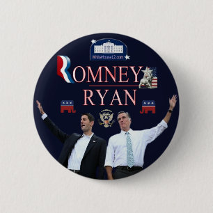 Romney-Ryan 2012 Campaign Button